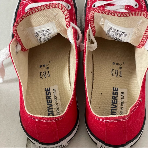 Converse All Stars Low Tops Size 3 (W 5.5-6) - Picture 6 of 7